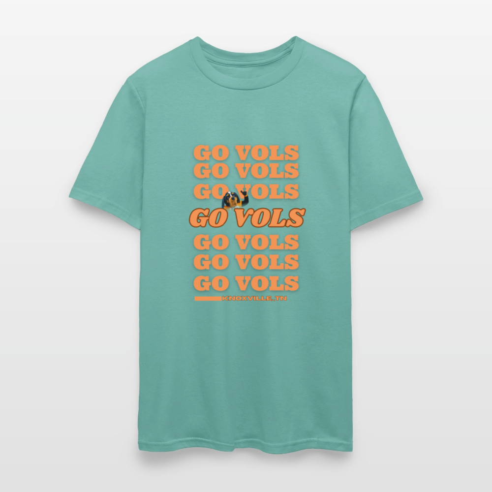 🧡🏈 Go Big Orange! Unisex “GO VOLS” T-Shirt 🤍🔥 - aquatic