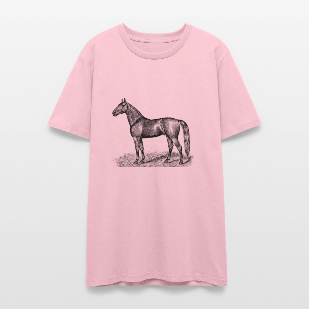 🐴✨ Wild Spirit Unisex Organic T-Shirt – Ride Free in Style! 🌿👕 - pale pink