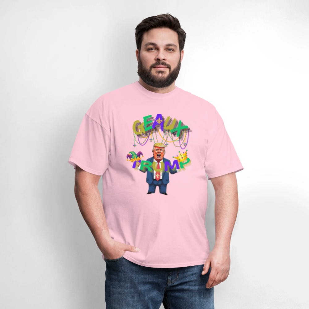 🇺🇸🔥 “Geaux Trump” Unisex T-Shirt 🧡💪 Bold • Patriotic • Statement Tee 🏛️✨ - pink