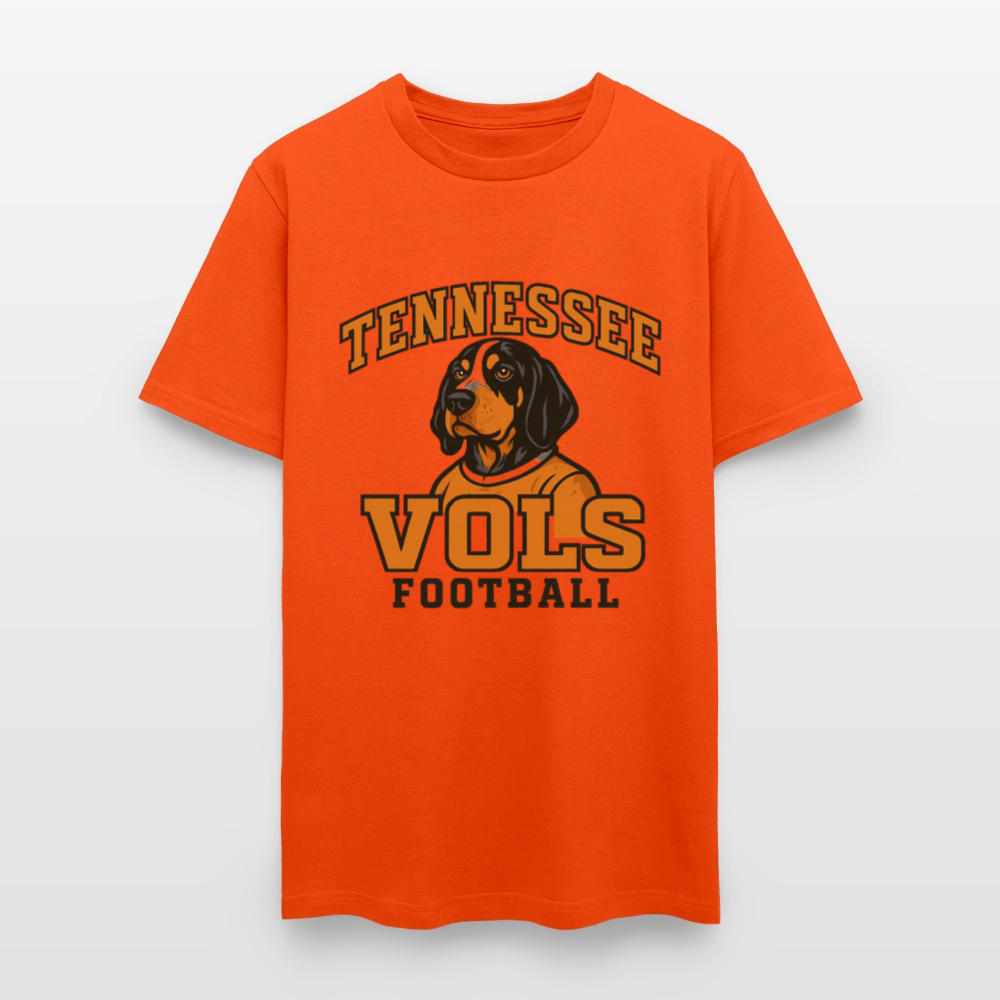 🧡🐾 “Tennessee Vols Football” Unisex T-Shirt with Smokey the Dog 🏈🔥 Big Orange Spirit! 🍊 - orange