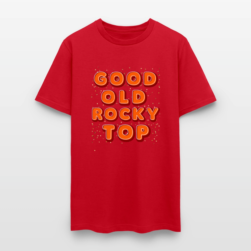 🍊🎶 “Good Ole Rocky Top” Unisex T-Shirt 🏈🧡 Sing It Loud, Vols Fans! 🤠🔥 - red