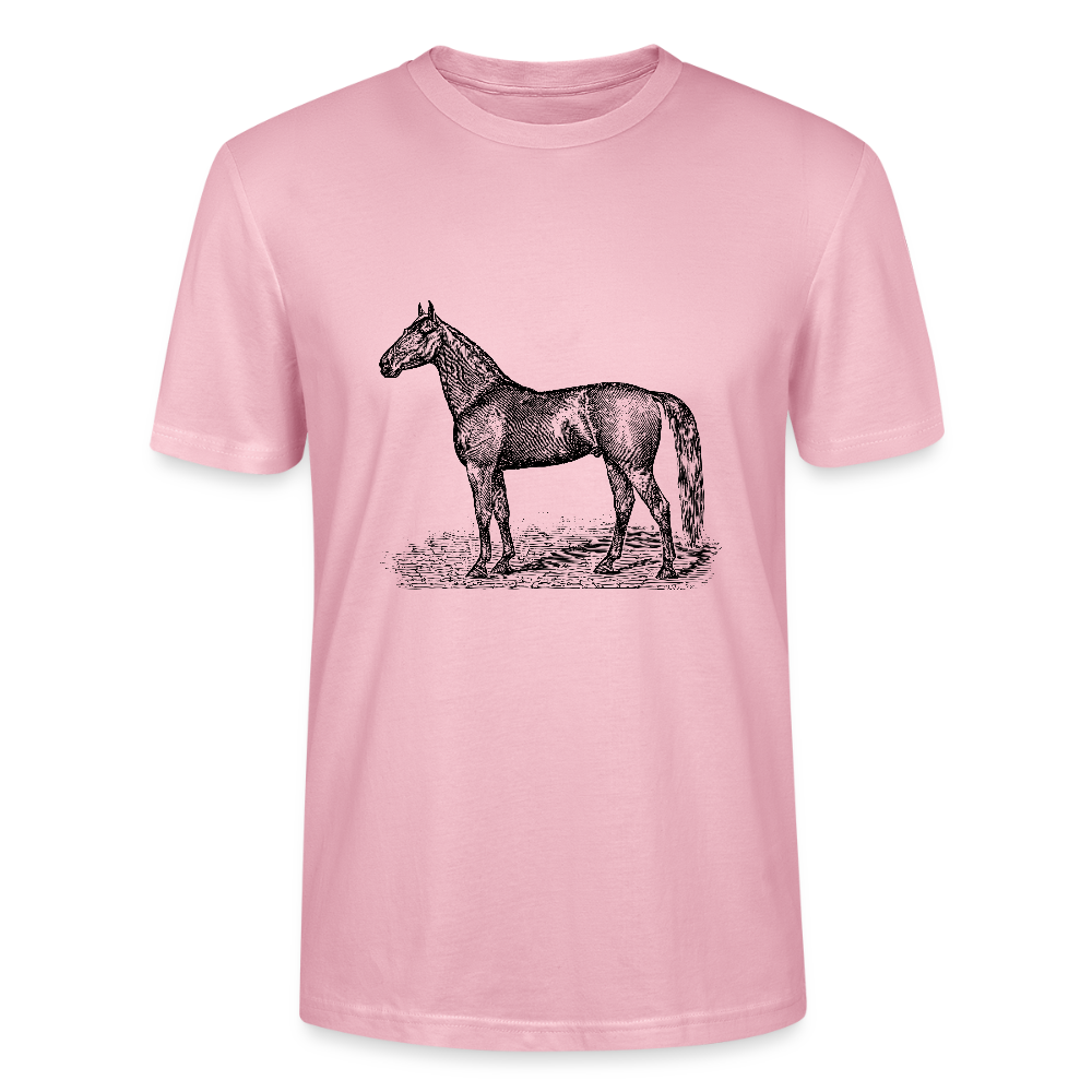 🐴✨ Wild Spirit Unisex Organic T-Shirt – Ride Free in Style! 🌿👕 - pale pink