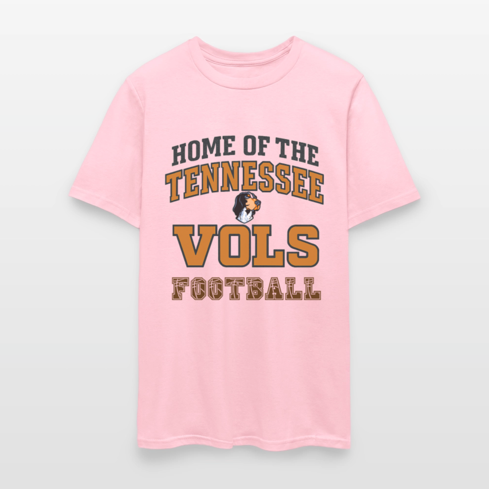 🧡🏈 “Home of the Tennessee Vols Football” Unisex T-Shirt 🍊🔥 Big Orange Spirit! 🤠💪 - pink