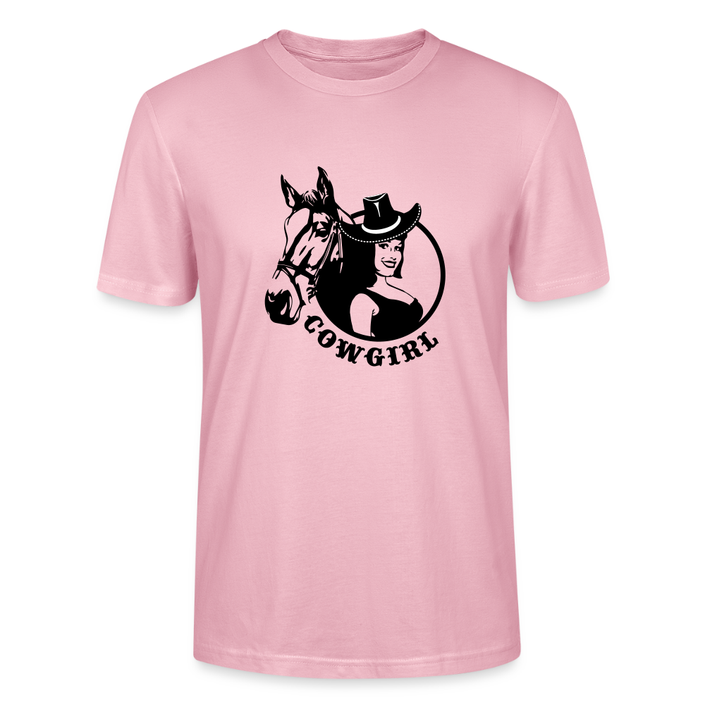 🤠💖 Cowgirl Unisex Organic T-Shirt – Western Spirit Meets Everyday Comfort! 🌾👕 - pale pink