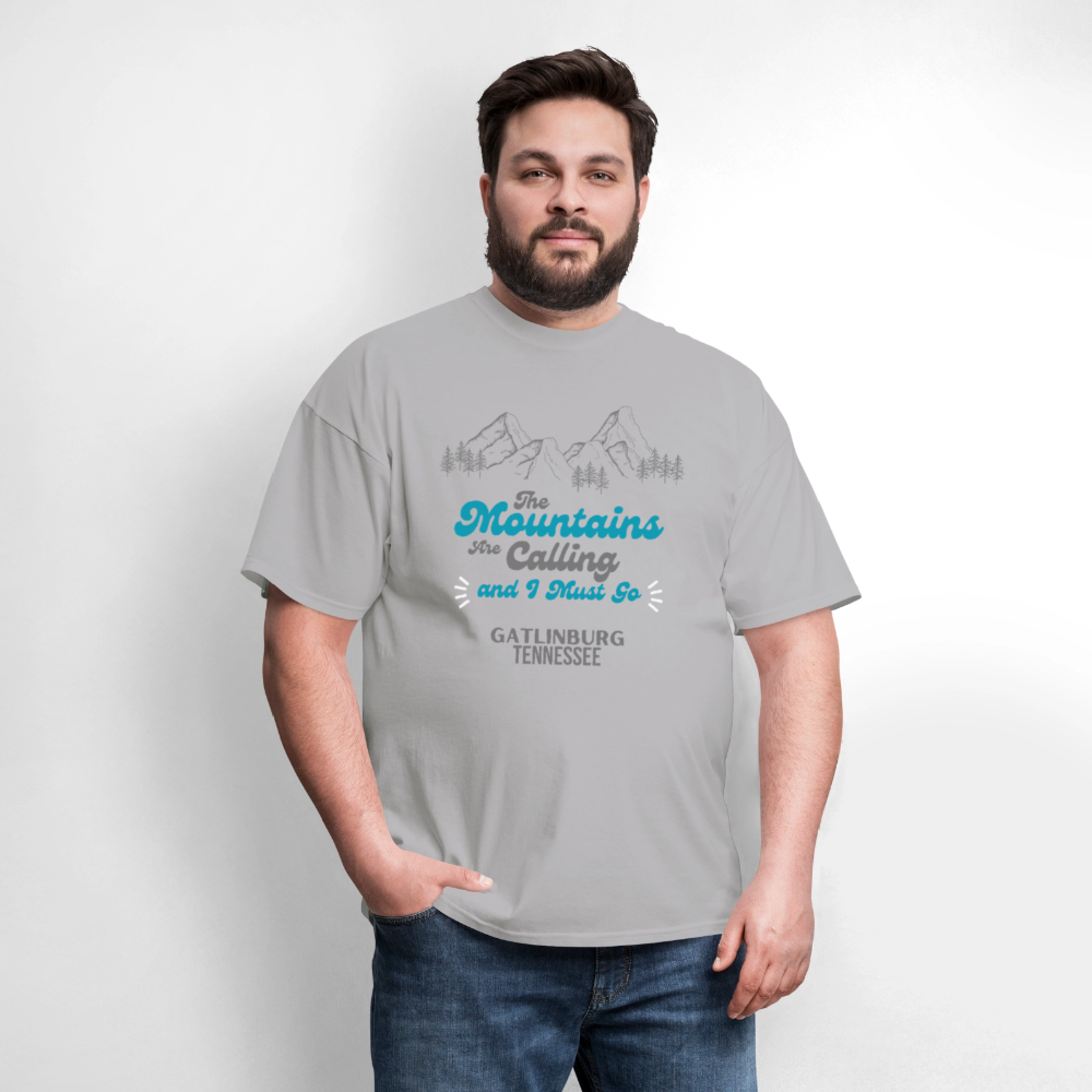 🏔️🌲 “The Mountains Are Calling and I Must Go” Unisex T-Shirt – Gatlinburg, TN 🌄✨ Adventure Awaits! 💚 - gravel 