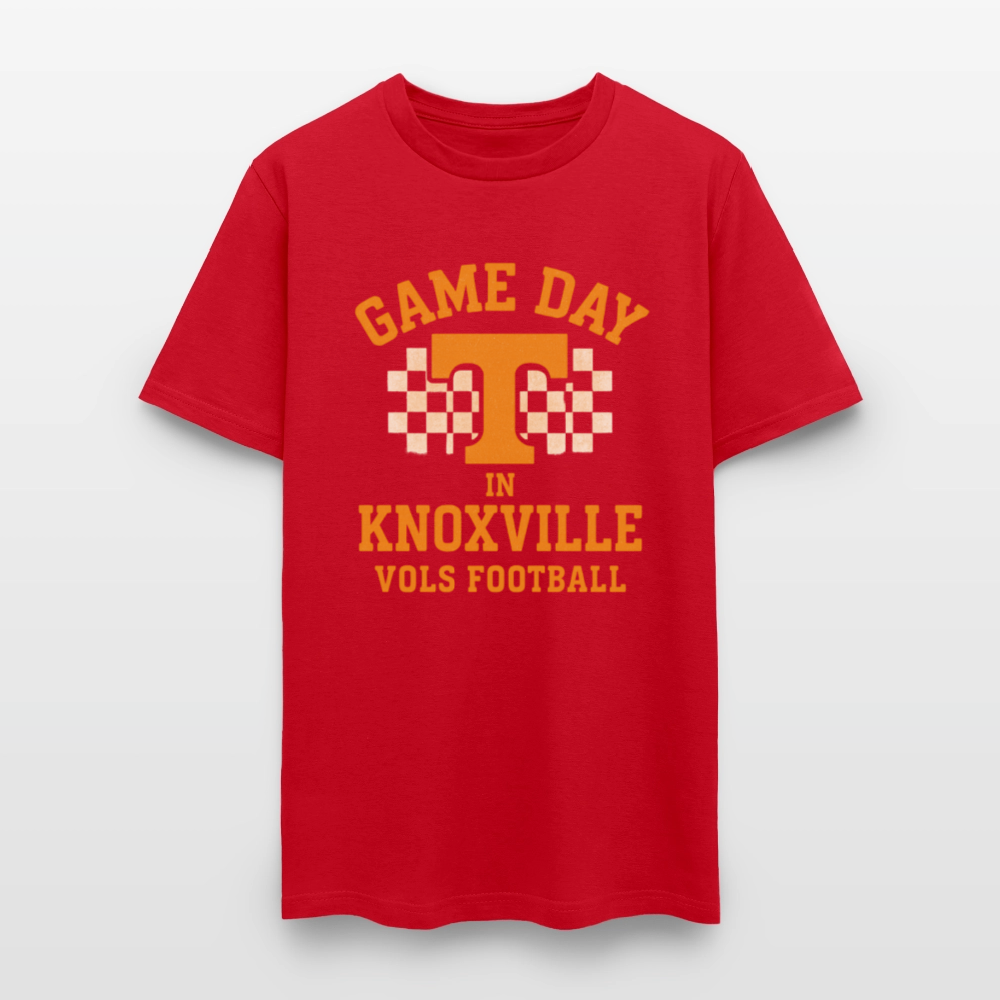 🏈🍊 “Game Day in Knoxville” Unisex T-Shirt 🤠🔥 Go Vols! Big Orange Energy! 🧡💪 - red