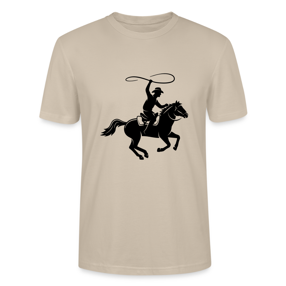 🤠🐴 Western Spirit Unisex Organic T-Shirt – Cowboy Up in Style! 🌾🌅 - dust
