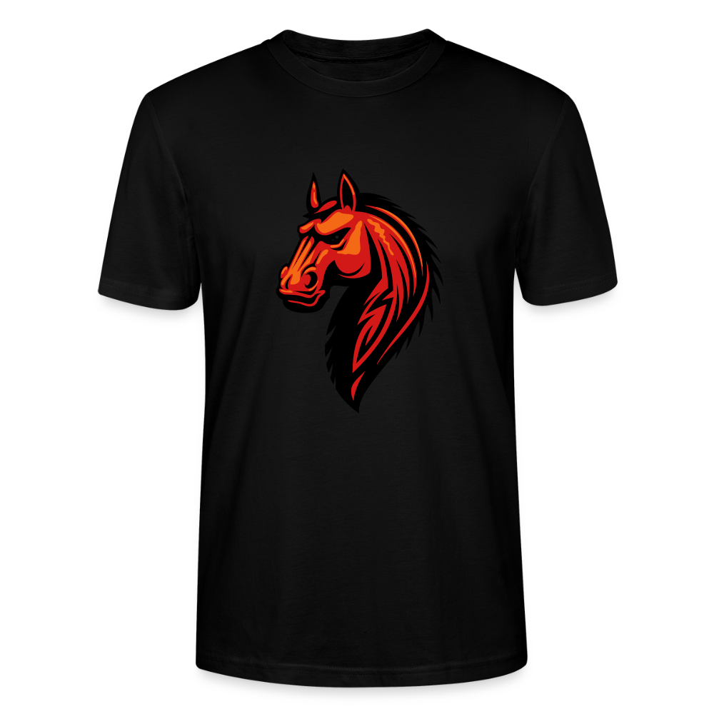 🐴💫 Wild Spirit Unisex Organic T-Shirt – Ride Free, Live Bold! 🌾🌞 - black