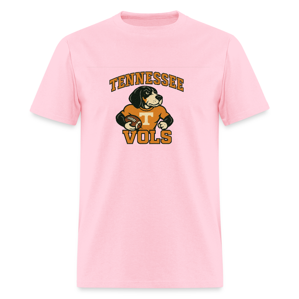 🧡🐾 “Tennessee Vols Football” Unisex T-Shirt Featuring Smokey the Dog 🏈🔥 Big Orange Game Day Vibes! 🍊 - pink