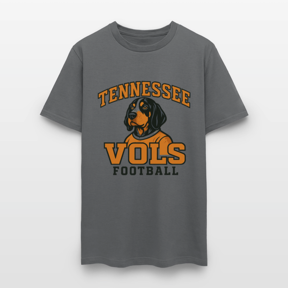 🧡🐾 “Tennessee Vols Football” Unisex T-Shirt with Smokey the Dog 🏈🔥 Big Orange Spirit! 🍊 - charcoal