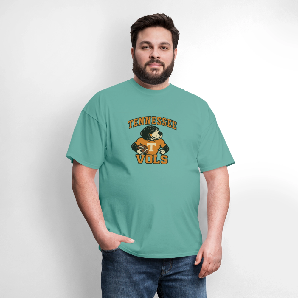 🧡🐾 “Tennessee Vols Football” Unisex T-Shirt Featuring Smokey the Dog 🏈🔥 Big Orange Game Day Vibes! 🍊 - aquatic