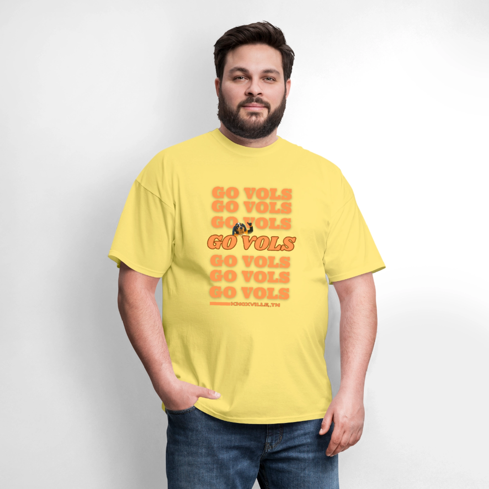 🧡🏈 Go Big Orange! Unisex “GO VOLS” T-Shirt 🤍🔥 - cornsilk