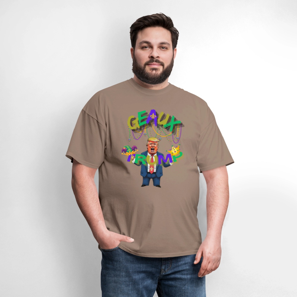 🇺🇸🔥 “Geaux Trump” Unisex T-Shirt 🧡💪 Bold • Patriotic • Statement Tee 🏛️✨ - safari