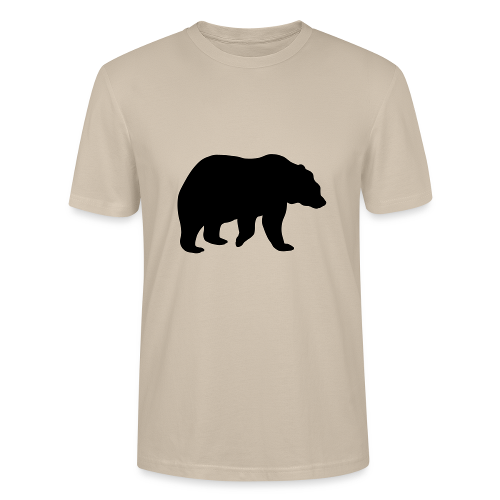 🐻🖤 Fierce & Wild Unisex Organic T-Shirt – Black Bear Graphic Tee 🌿✨ - dust