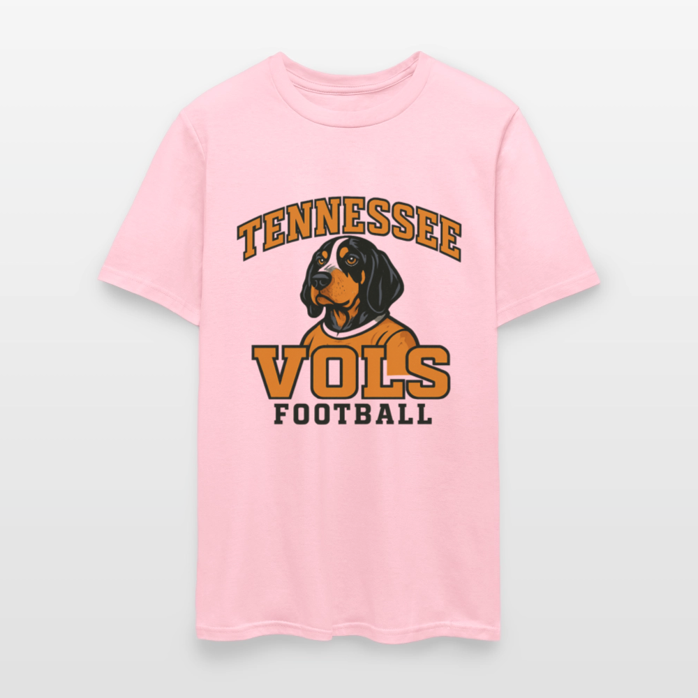 🧡🐾 “Tennessee Vols Football” Unisex T-Shirt with Smokey the Dog 🏈🔥 Big Orange Spirit! 🍊 - pink