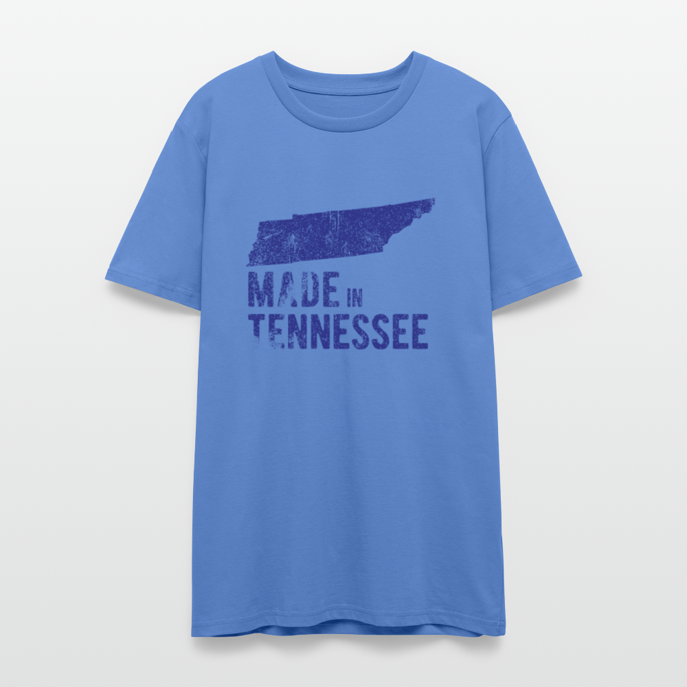 🌄🤠 Made In TN – Unisex Organic T-Shirt 🇺🇸✨ - bright blue