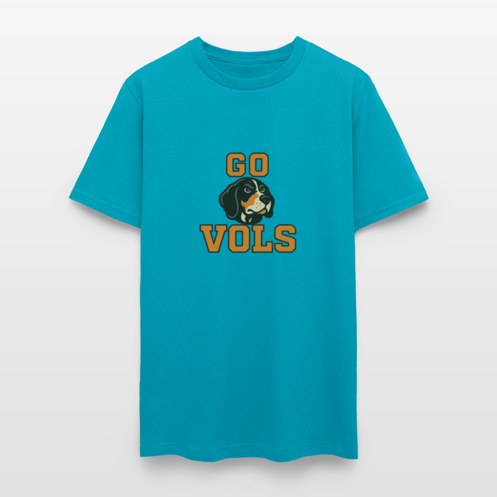 🧡🐾 “GO VOLS” Unisex T-Shirt Featuring Smokey the Dog 🐶🏈🔥 Big Orange Pride! 🍊 - turquoise