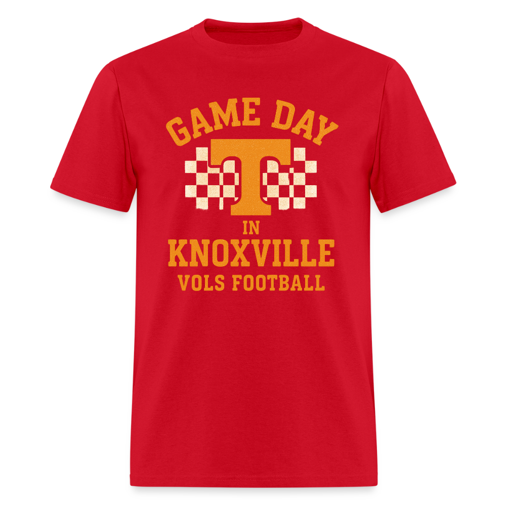 🏈🍊 “Game Day in Knoxville” Unisex T-Shirt 🤠🔥 Go Vols! Big Orange Energy! 🧡💪 - red